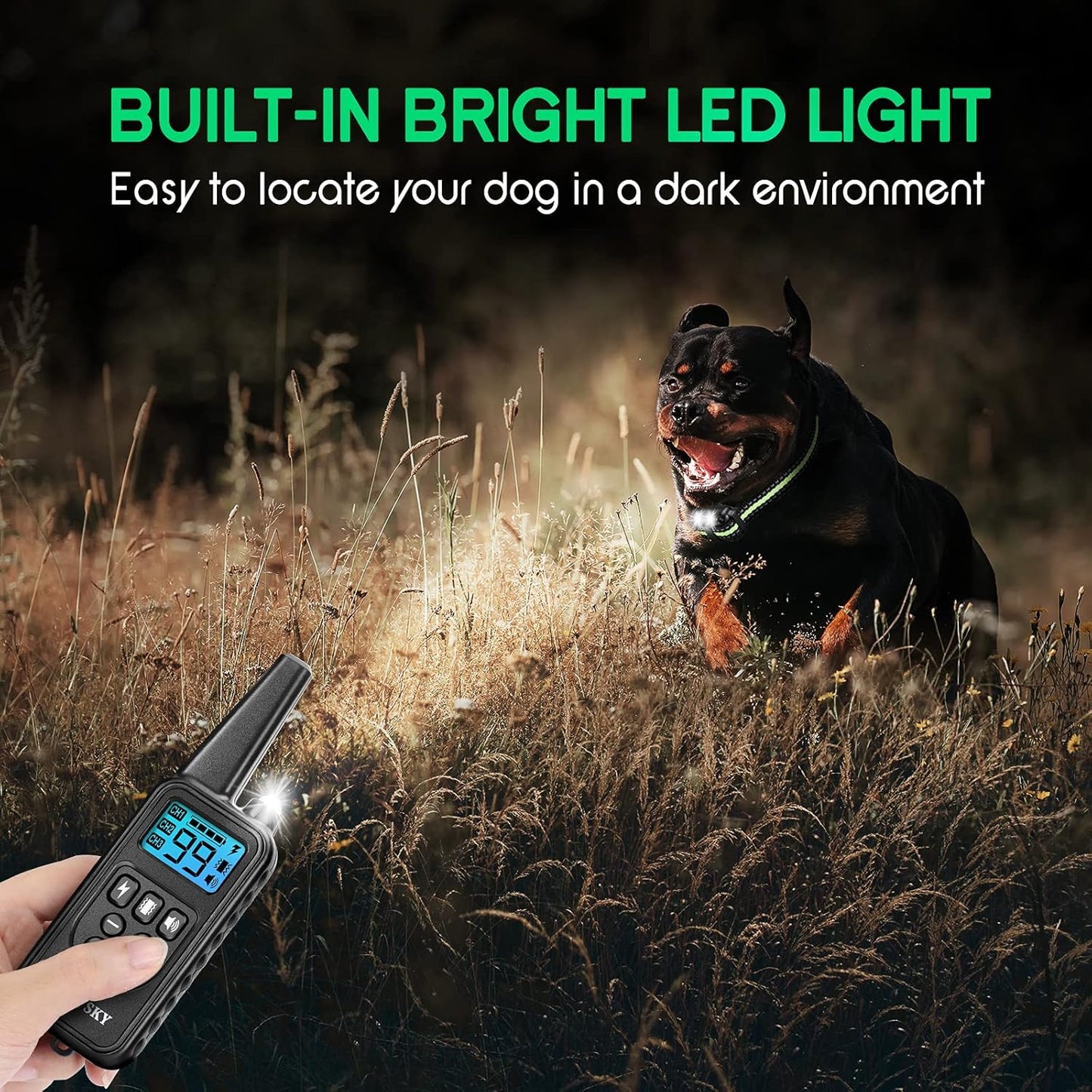 Dog Training Collar with 2600 Ft Remote