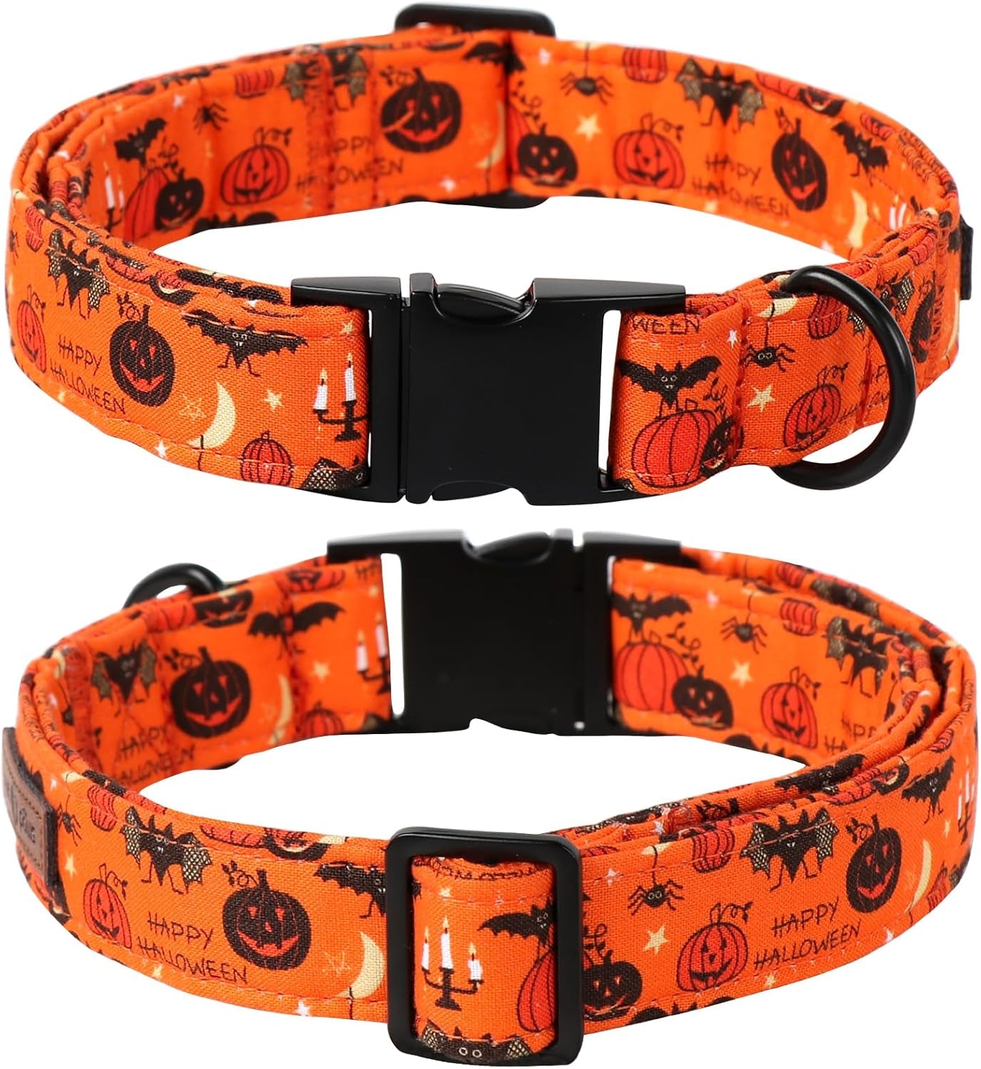 Fall Bat Halloween Dog Collar