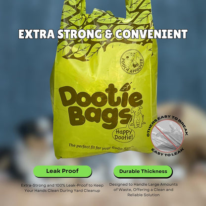 Pooch Approved Large Dootie Bags- 100 Count 