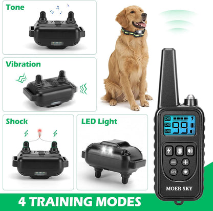 Dog Training Collar with 2600 Ft Remote