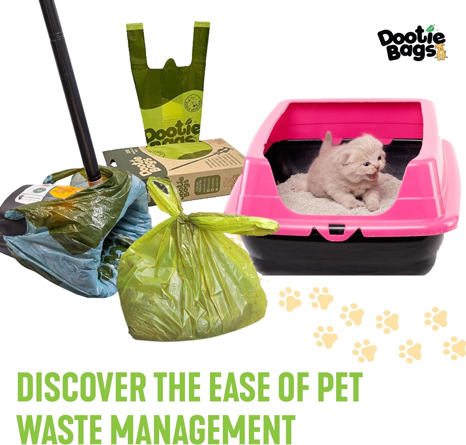 Pooch Approved Large Dootie Bags- 100 Count 