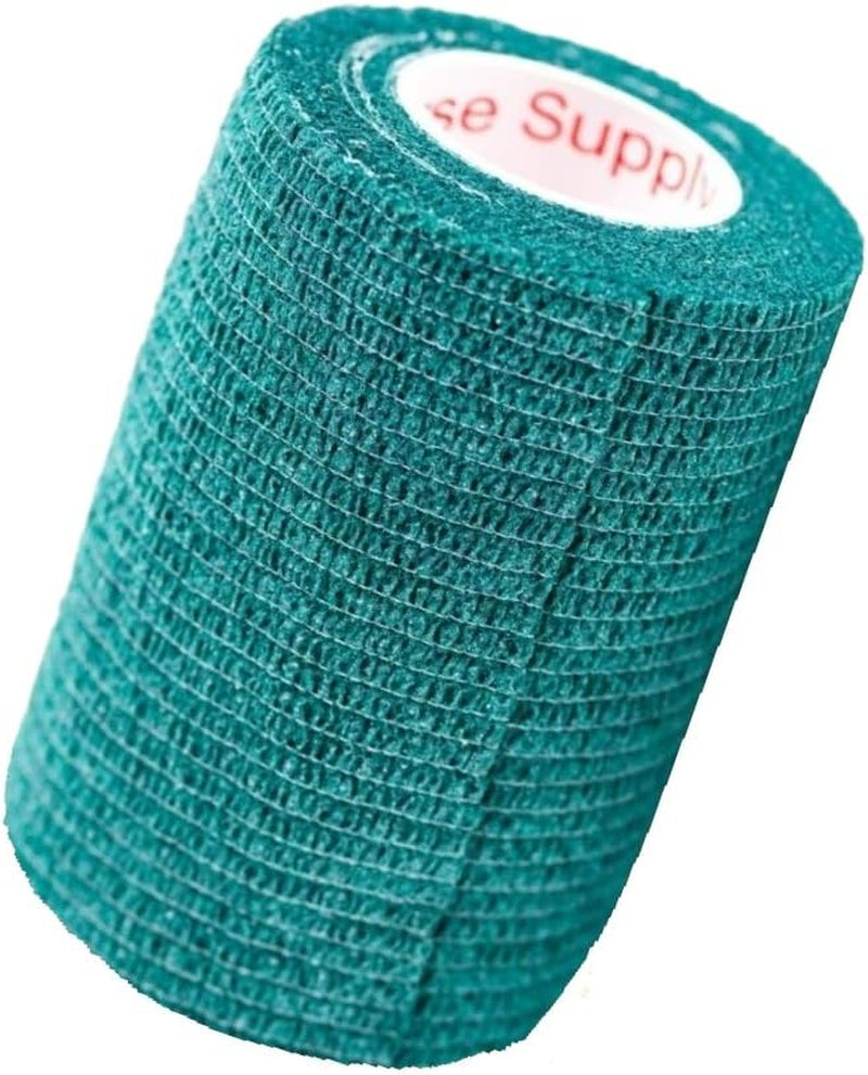 Vet Wrap Tape (Hunter Green) (2 Pack) (3 Inch X 15 Feet) Self Adhesive 