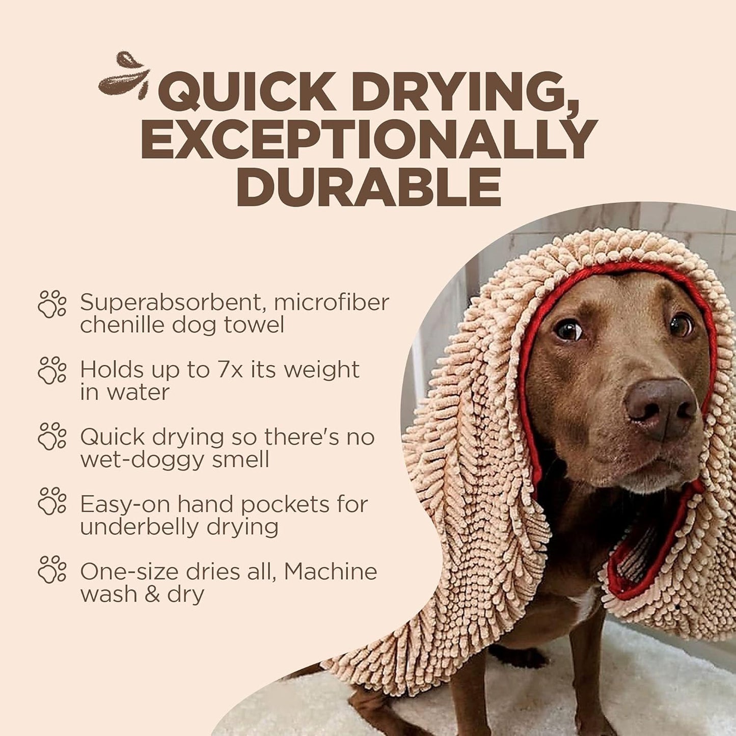 Soggy Doggy Super Shammy Dog Towel 