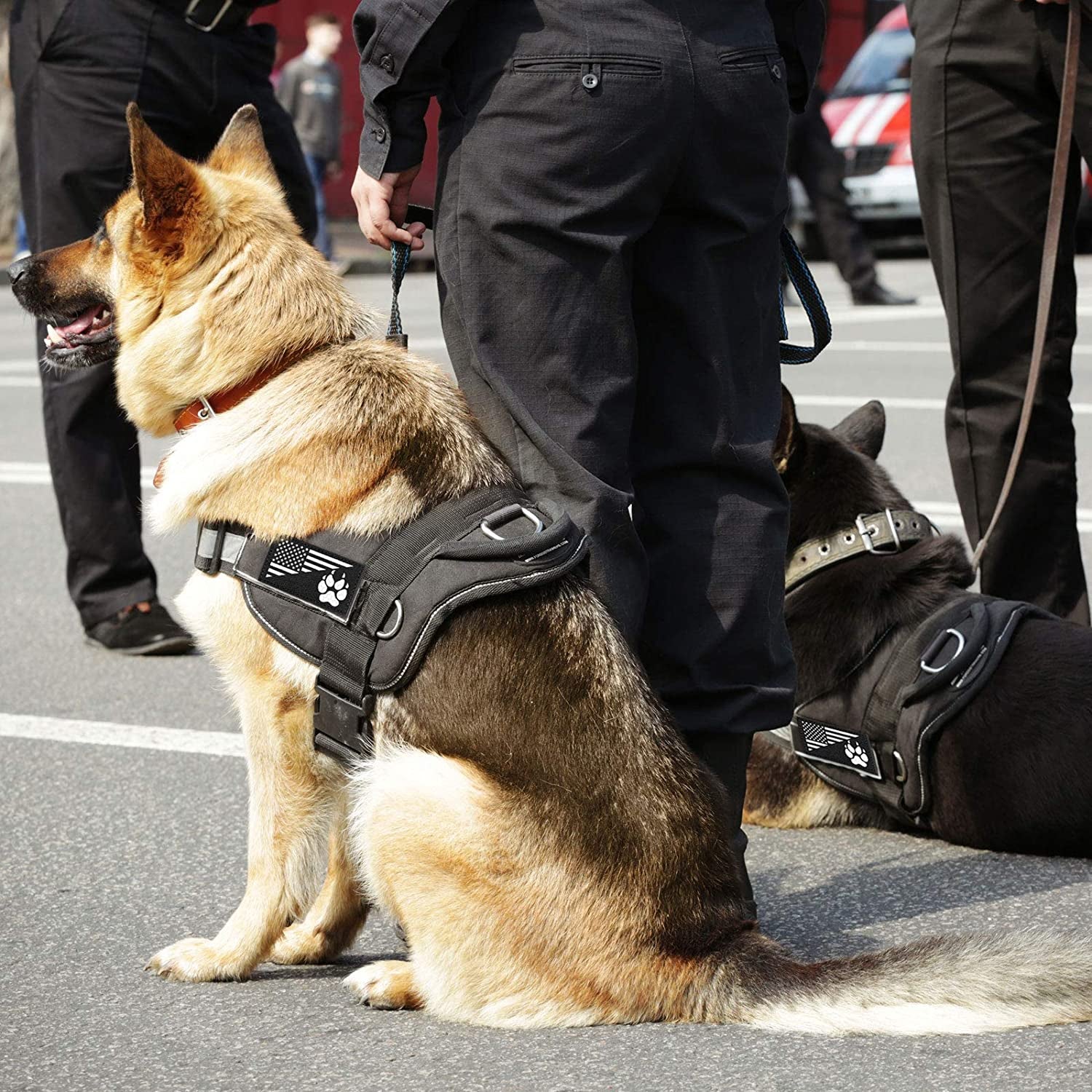 8 Pieces Reflective Service Dog Vest Patches
