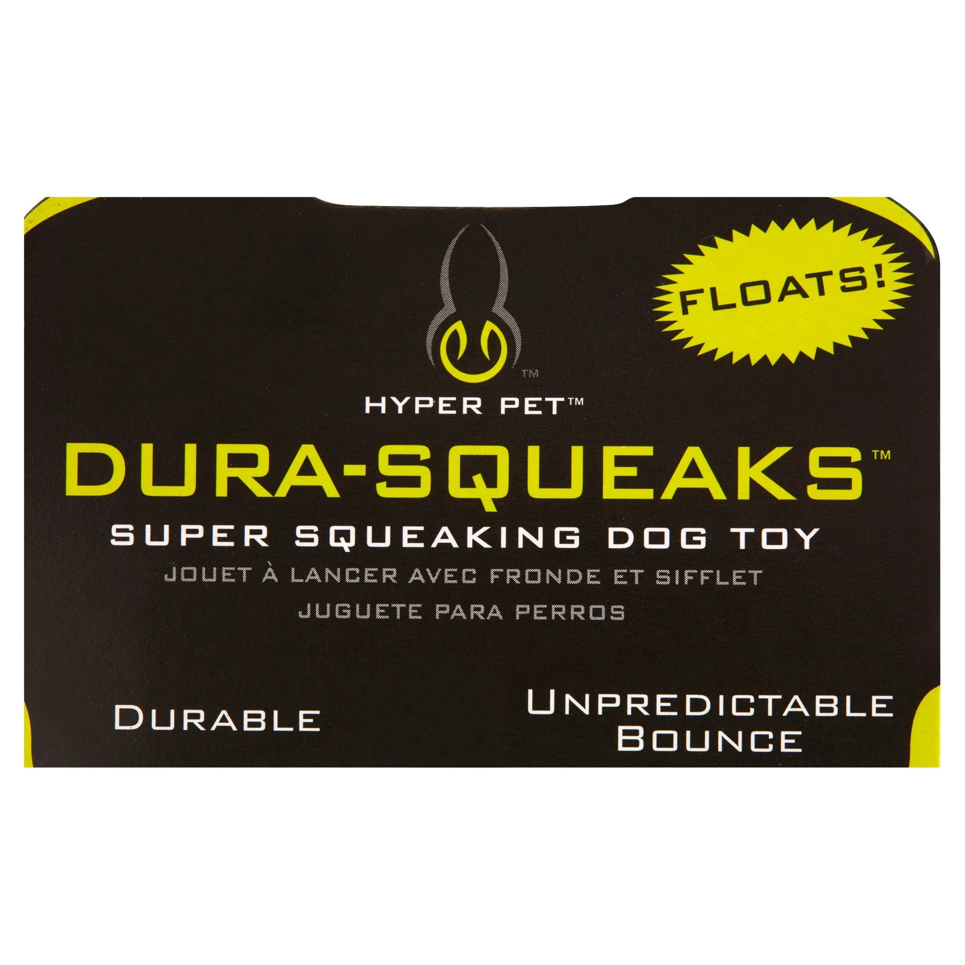 Dura-Squeaks Super Squeaky Dog Ball, Green